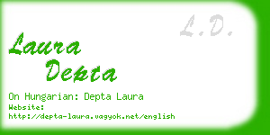 laura depta business card